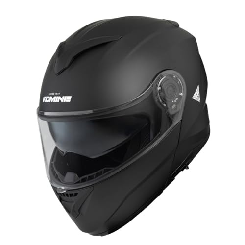 コミネ(KOMINE) バイク用 FL システムヘルメット マットブラック L HK-171 UVカットシールド 高強度ABSシェル インナーバイザー フルフェイス マグネットバックル